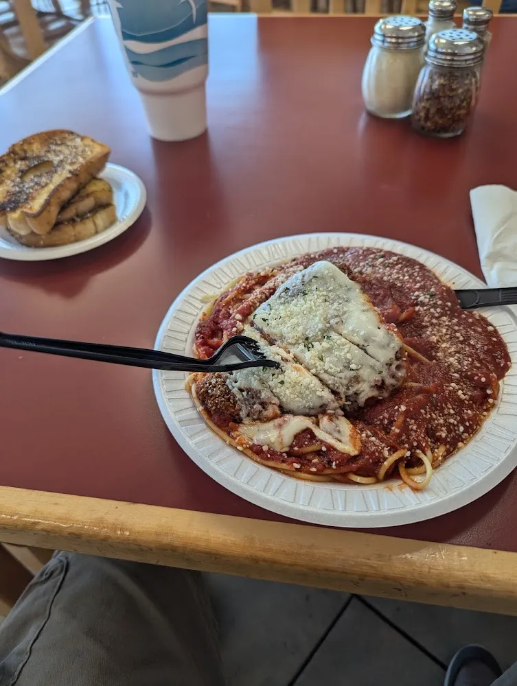 Chicken Parm and Pasta Lunch Special