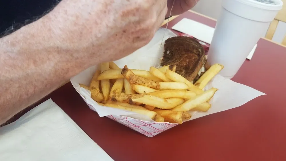 Reuben Sandwich with Fries